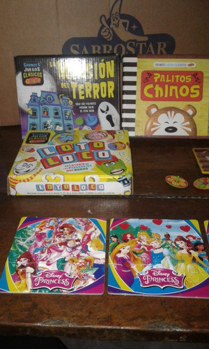 Juego Juego Disney Princesas Puzzle Palitos Chinos Unicornio 0