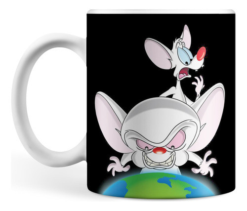 Taza De Cerámica Pinky Y Cerebro Personajes De Tv 0