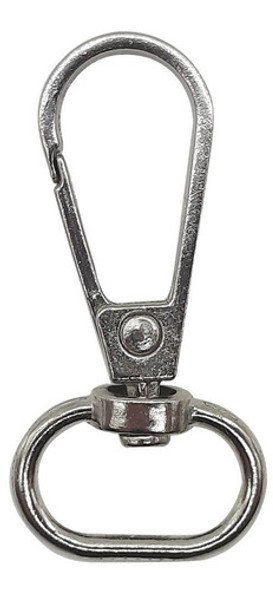10 Mosqueton Para Llavero Pasante 1.5cm Bijou Deco Gancho 0