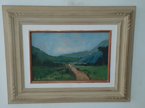 2351 Carlos Silverio - Ose 48x38cm Com Moldura - Paisagem. 0