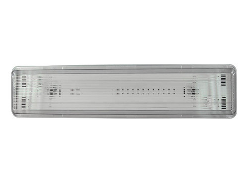 Artefacto Estanco En Acrílico Para Dos Tubos T8, 18w 0