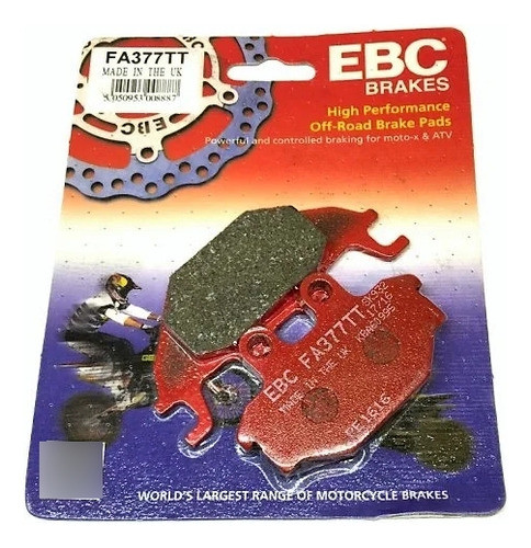 Pastilla Freno Ebc Fa377tt Sym  Quadlander 200 12-13 F 1