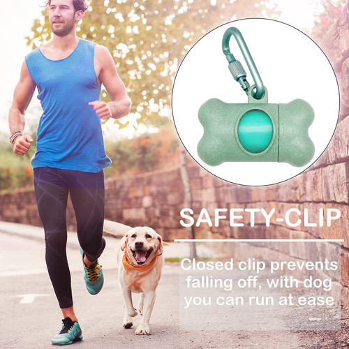 Dispensador De Porta-sacos Para Coleta De Cocô De Cachorro + 1