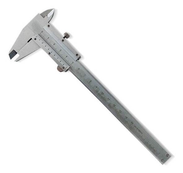 Paquímetro Aço Inox Universal Analogico Manual 150mm 1