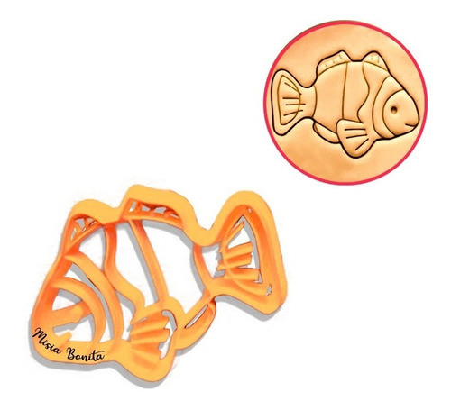 Pez Payaso Molde Cortante Galletas Cookies Animales Nemo 0