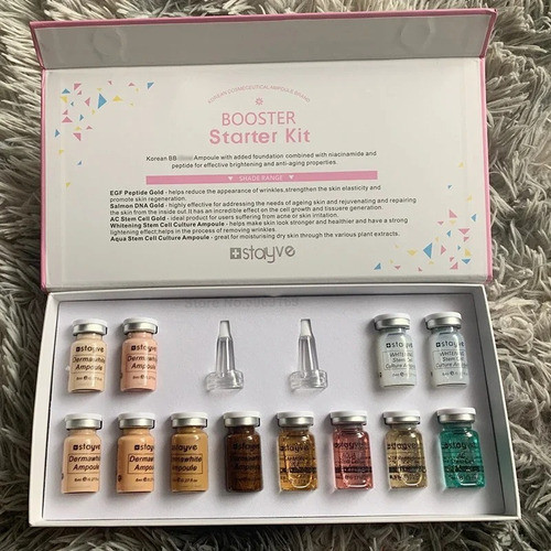 Bbglow Booster Starter Stayve Kit Mix Coreano 12 Ampolas 1