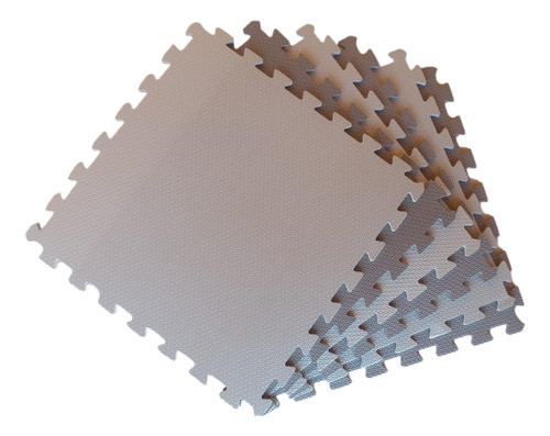 Kit 6 Tatame Tapete Eva Tons De Cinza 50x50x2cm 20mm 0