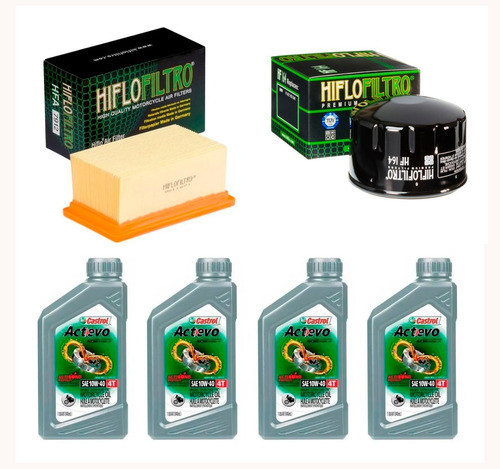 Kit Service Filtro Y Aceite Bmw R 1200 Gs 04 Hiflofiltro Ryd 0