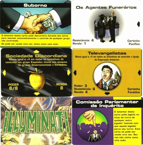 Inwo Cartas Illuminati The Game Of Conspiracy - Português 1