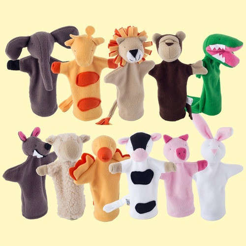 Títere De Guante Vaca Ainé Juguetes De Tela 1