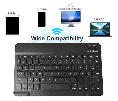 Teclado Sem Fio, Idioma Francês/inglês, Idioma Duplo K 1