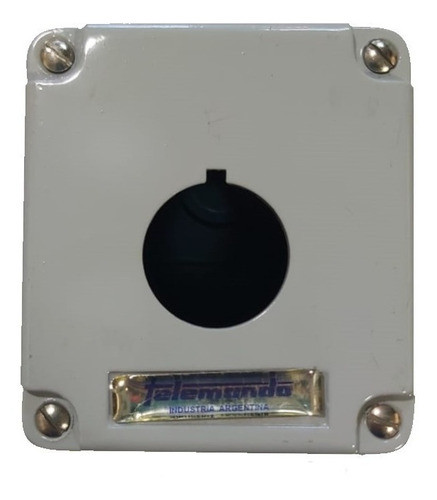 Caja Botonera Estanca Vacia 1 Orificio Ø30mm Metal Telemando 0