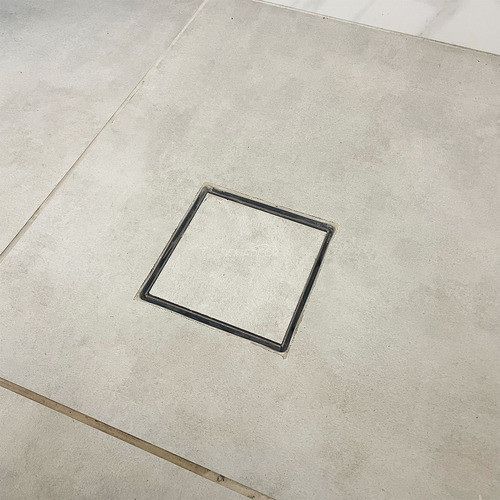 Ralo 15x15 Invisível Oculto Inox Tampa Quadrado Sifonado 1