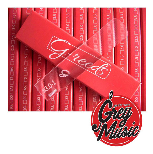 Caña Sintetica G-reeds Ts M1 3,0 Para Saxo Tenor N°3 M1 1