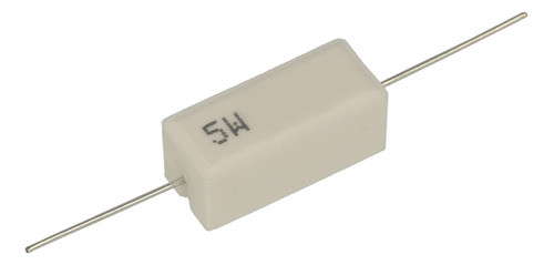 20 Resistencias Ceramica Cementada 5w 100 Ohm 100r 100e 0