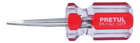 Destornillador Plano Recto 1/4 X 1/2 Magnetica Pretul 21461 0