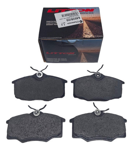 Juego X 4 Pastillas De Freno Vw Gol Ab9 / Gol G3 Litton 1