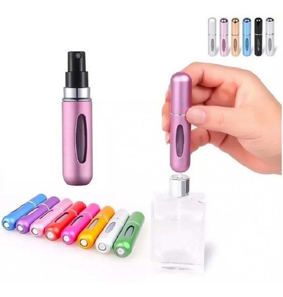 Perfumero Portatil Recargable Importado 5ml Colores Surtidos 0