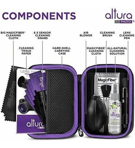 Altura Foto Kit De Limpieza Profesional Aps-c Dslr Camaras S 1