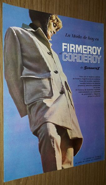 P600 Clipping Antigua Publicidad Campera Firmeroy Año 1966 0