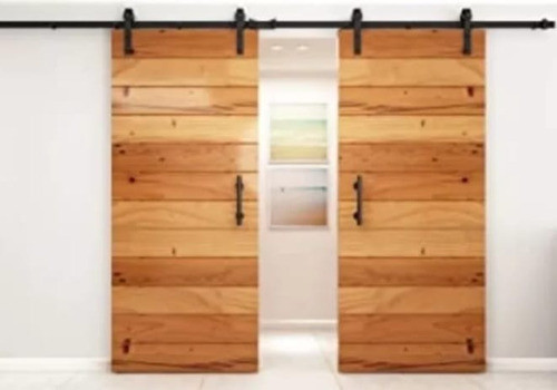 Kit Para Doble Puerta Granero Riel 2.50 Metros Oferta 1