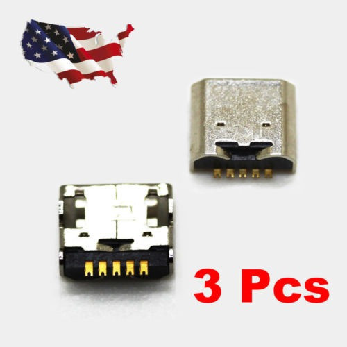 3 X Usb LG Carga Puerto Dock Conector Vk810 V700 V521 V930 M 1
