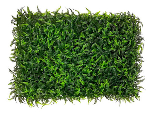 Kit C/10 Jardim Vertical Artificial Samambaia Cheia 40x60 Cm 0