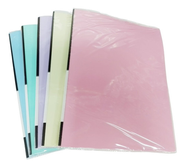 Carpeta A4 Con 10 Folios Colores Pastel Chanyi X 10 Unidades 0