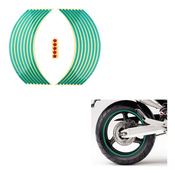 Cinta Reflectiva Moto O Bicicleta Adhesiva - Electroimporta 0