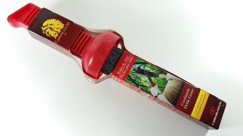 Pedra Para Afiar Carborundum Dupla Face Com Cabo Carborundum 0