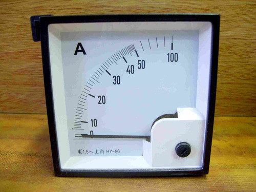 Amperímetro Analogico 50 Amper 96x96mm Para Conectar Con Ti 0
