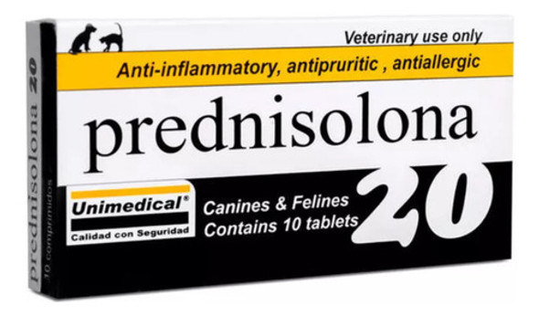 Prednisolona 20 Mg X 10 Comp Antiinflamatorio Y Antialérgico 0