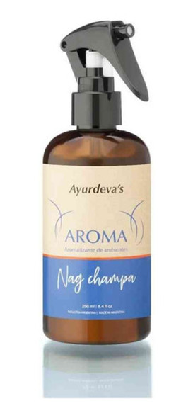 Aromatizador Ambiente Ayurdeva's Nag Champa Meditación 0