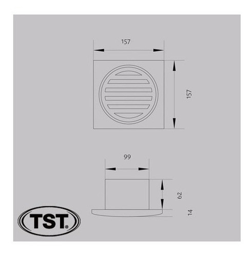 Extractor De Aire Para Baño Cp4 Tst 1