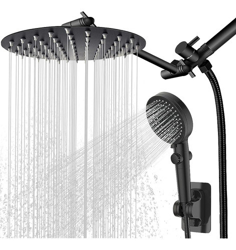 ~? Cabezal De Ducha De Lluvia Con 5 Ajustes De Alta Presión 0