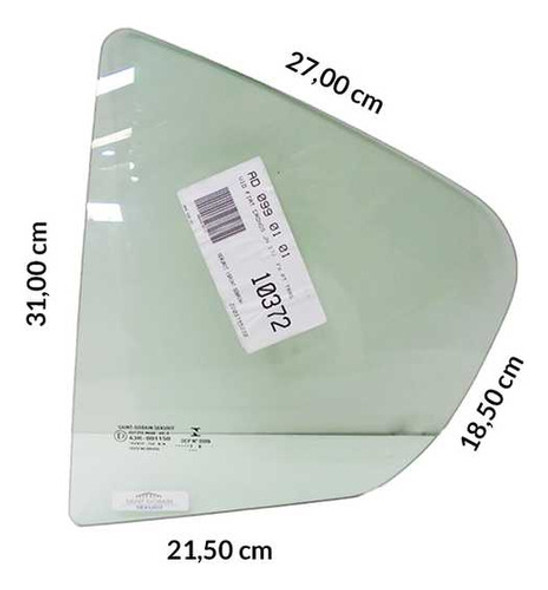 Vidro Janela Porta Traseira Esquerda Fiat Cronos 2017 A 2024 1