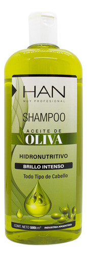 Han Oliva Shampoo + Enjuague + Mascara + Emulsion Peinar 1