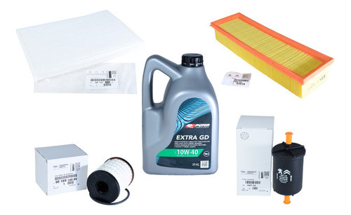 Kit 4 Filtros Original + Aceite Puma 10w40 Peugeot 301 1.6 N 0