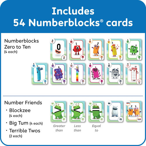 Hand2mind Numberblocks Math Games Kids 3-5 Cartas De Baralho 1