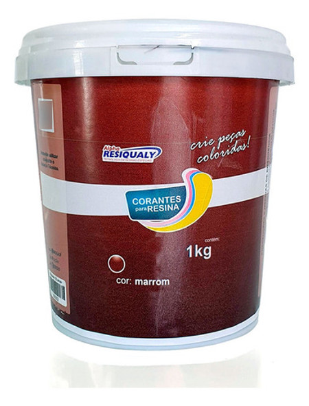 Corantes Para Resina - Cor Marrom De 1kg 0