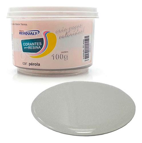 Corantes Para Resina - Cor Pérola De 100g 0