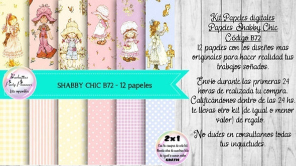 Papeles Digitales Shabby Chic Vintage Sarah Kay B72 1 Papeles Digitales Shabby Chic Vintage Sarah Kay B72 1