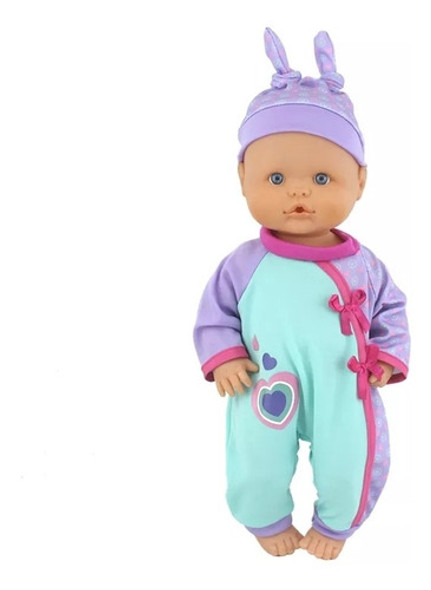 Ropita De Muñeca Bebé Bebotes Muñecos Conjunto Entero Y Gorr 0