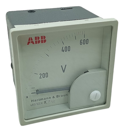 Voltimetro Abb 72x72 0-600 480/120v 0