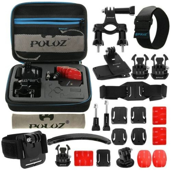 Puluz Gopro 24 En 1 Kit De Accesorios Deportes Bicicleta Cas 0