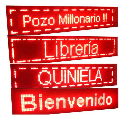 Cartel Led Programable - Información Pasante 0
