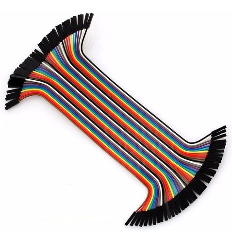 Pack 40 Cables Hembra Hembra 20cm Dupont Protoboard Arduino 1