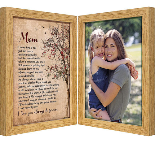 Marco Foto Con Poema En Inglés Día De La Madre Regalo Mamá 0