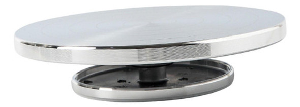Roda De Oleiro, Suporte Giratório Giratório 360 15cm Prata 0 Roda De Oleiro, Suporte Giratório Giratório 360 15cm Prata 0