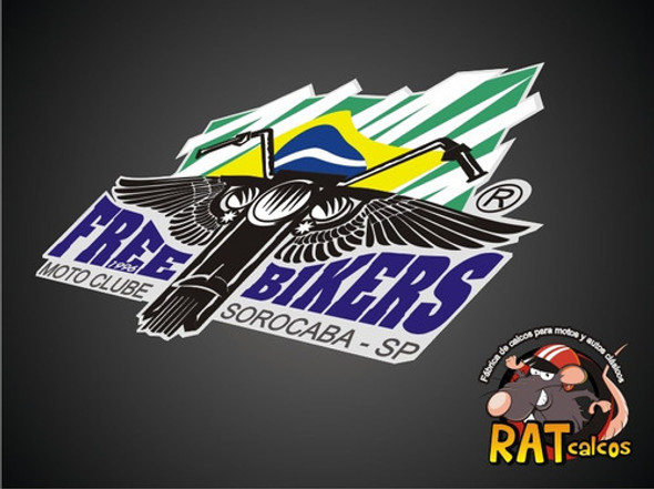 Calco Club De Motos Free Bikers 0